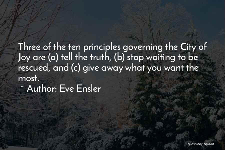 Compassion And Kindness Quotes By Eve Ensler
