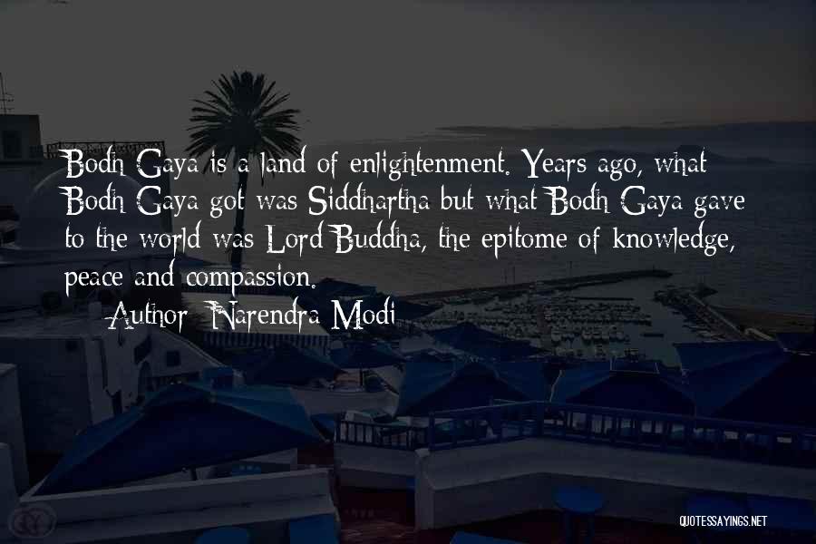 Compassion By Buddha Quotes By Narendra Modi