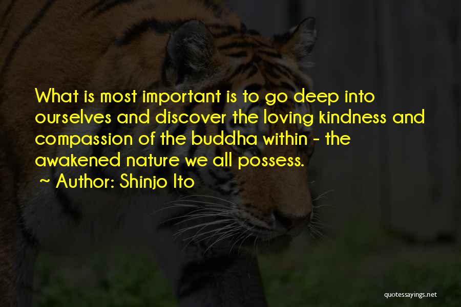 Compassion By Buddha Quotes By Shinjo Ito