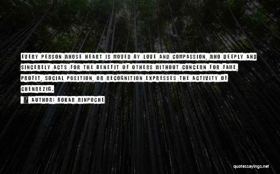 Compassion For Others Quotes By Bokar Rinpoche