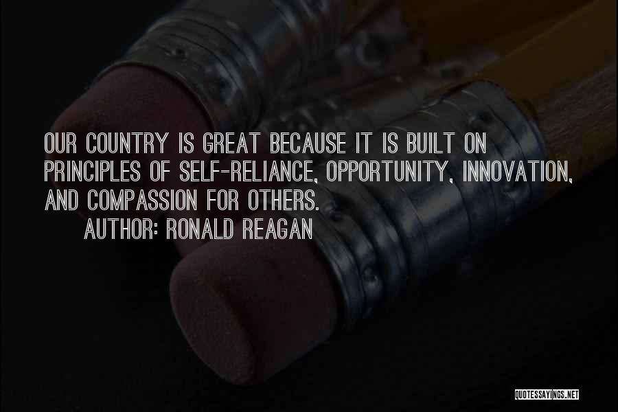 Compassion For Others Quotes By Ronald Reagan