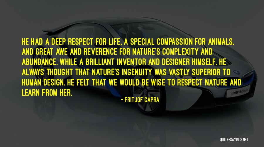 Compassion To Animals Quotes By Fritjof Capra Compassion To Animals Quotes By Fritjof Capra