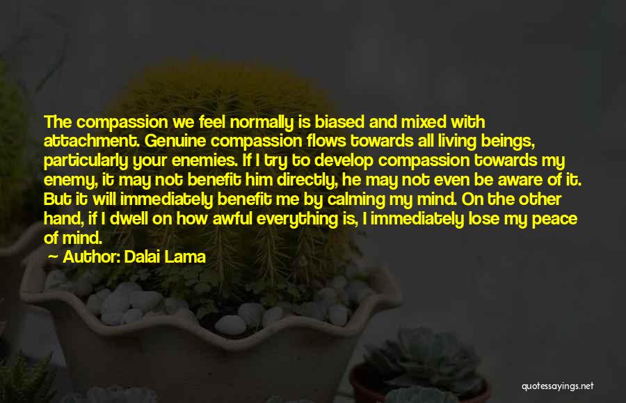 Compassion Towards Others Quotes By Dalai Lama