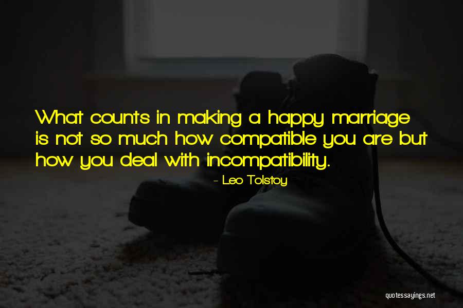 Compatibility In Marriage Quotes By Leo Tolstoy Compatibility In Marriage Quotes By Leo Tolstoy