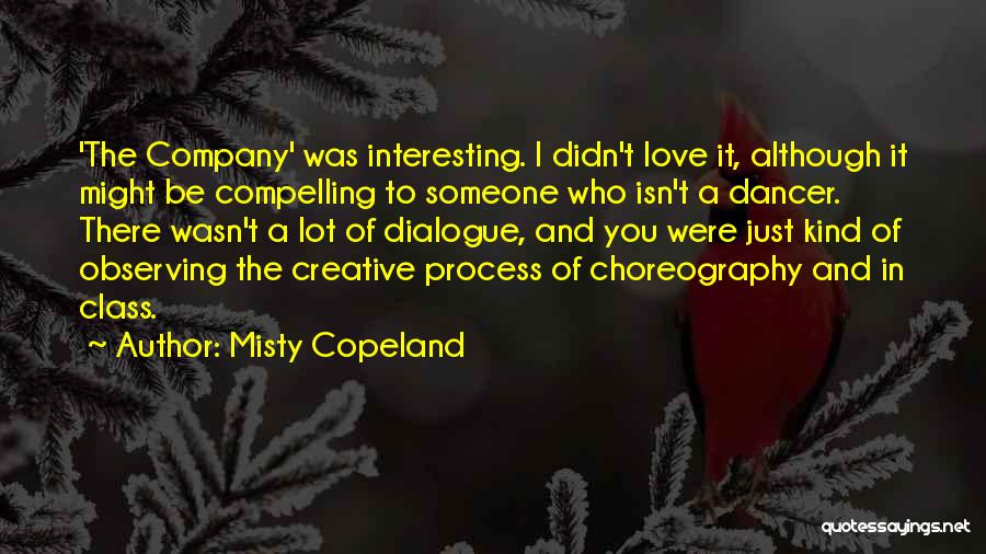 Compelling Love Quotes By Misty Copeland