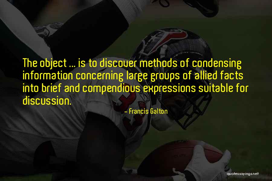 Compendious Quotes By Francis Galton Compendious Quotes By Francis Galton