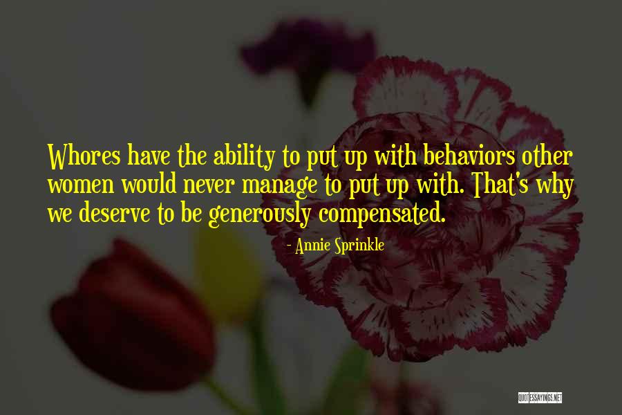 Compensated Quotes By Annie Sprinkle Compensated Quotes By Annie Sprinkle