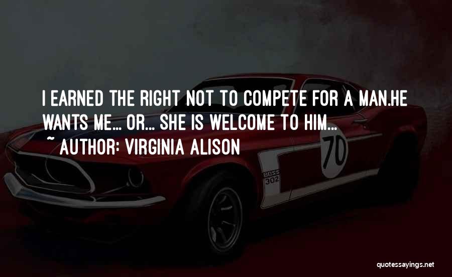 Compete Love Quotes By Virginia Alison