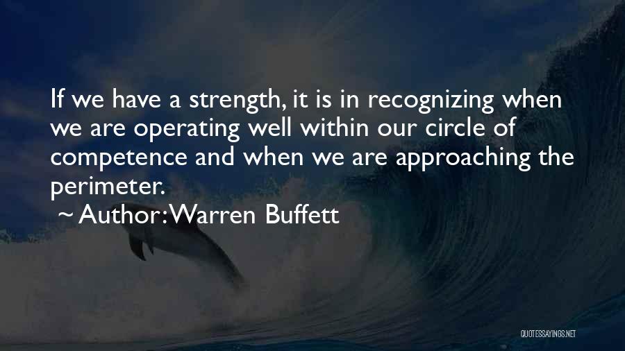 Competence Quotes By Warren Buffett