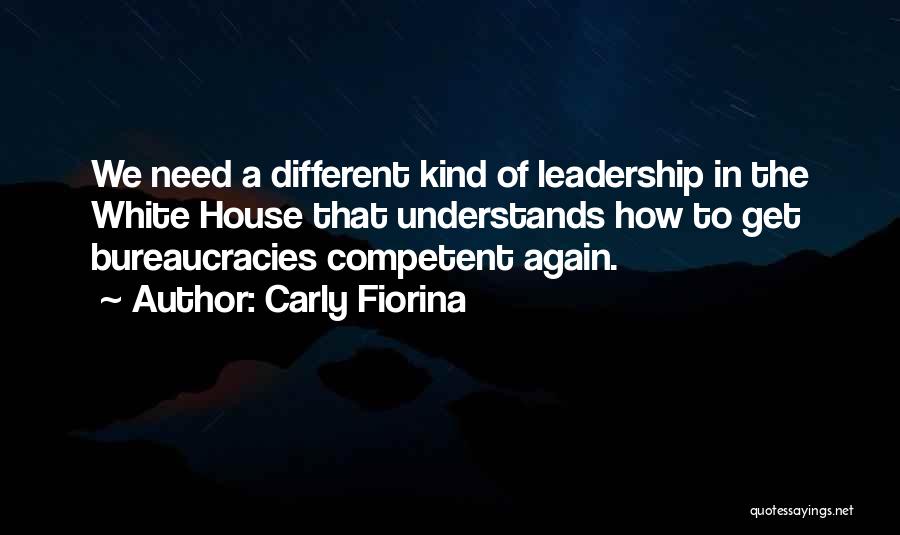 Competent Leadership Quotes By Carly Fiorina