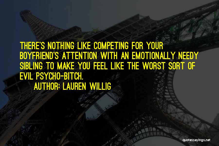 Competing For Attention Quotes By Lauren Willig