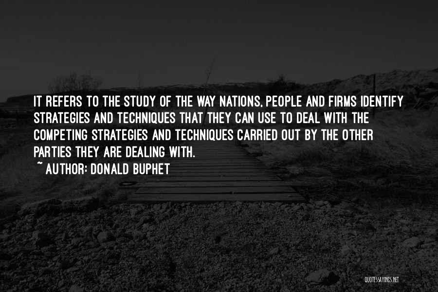 Competing Quotes By Donald Buphet