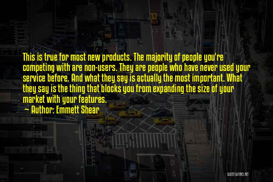 Competing Quotes By Emmett Shear
