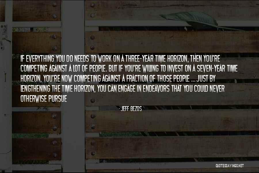 Competing With Others Quotes By Jeff Bezos