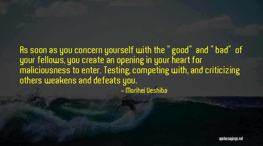 Competing With Others Quotes By Morihei Ueshiba Competing With Others Quotes By Morihei Ueshiba