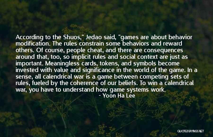 Competing With Others Quotes By Yoon Ha Lee Competing With Others Quotes By Yoon Ha Lee