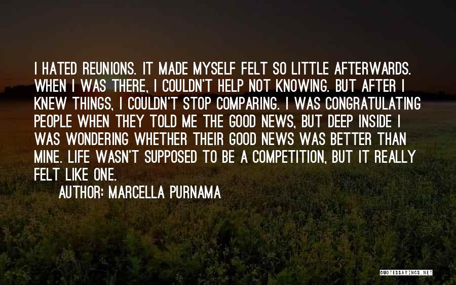 Competition And Friendship Quotes By Marcella Purnama