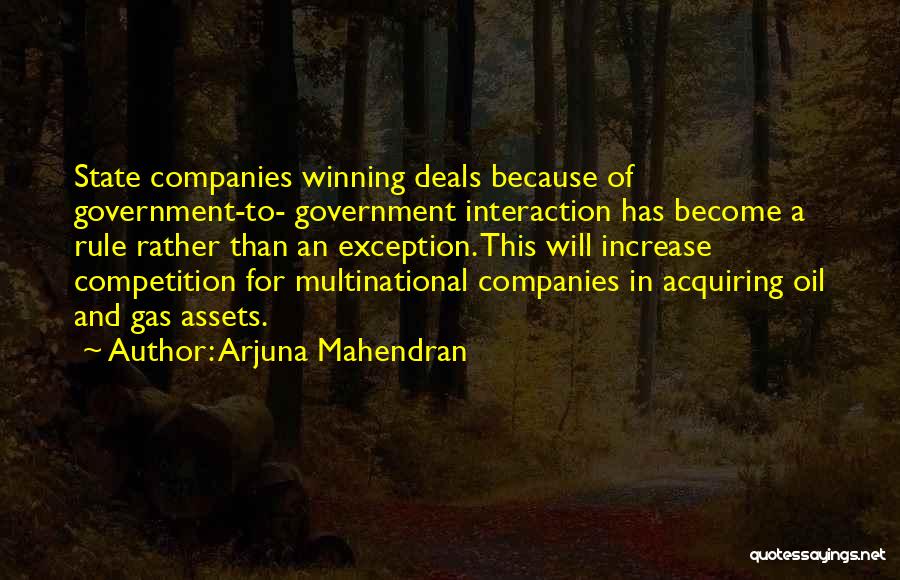 Competition And Winning Quotes By Arjuna Mahendran