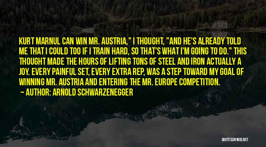 Competition And Winning Quotes By Arnold Schwarzenegger