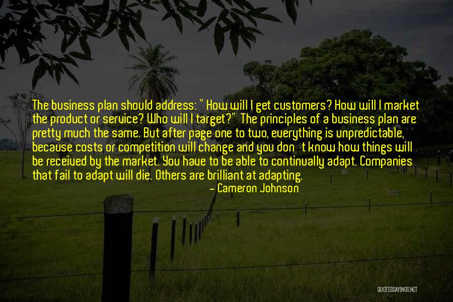 Competition Business Quotes By Cameron Johnson Competition Business Quotes By Cameron Johnson