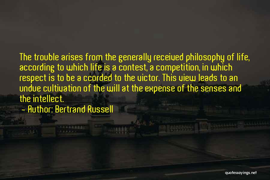 Competition In Life Quotes By Bertrand Russell