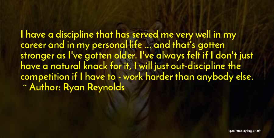 Competition In Life Quotes By Ryan Reynolds