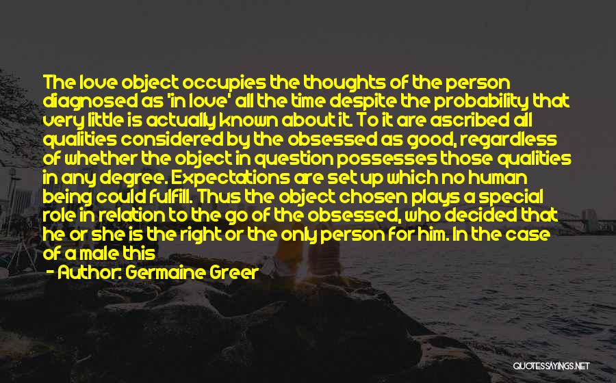 Competition In Love Quotes By Germaine Greer