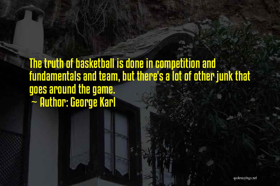 Competition Quotes By George Karl