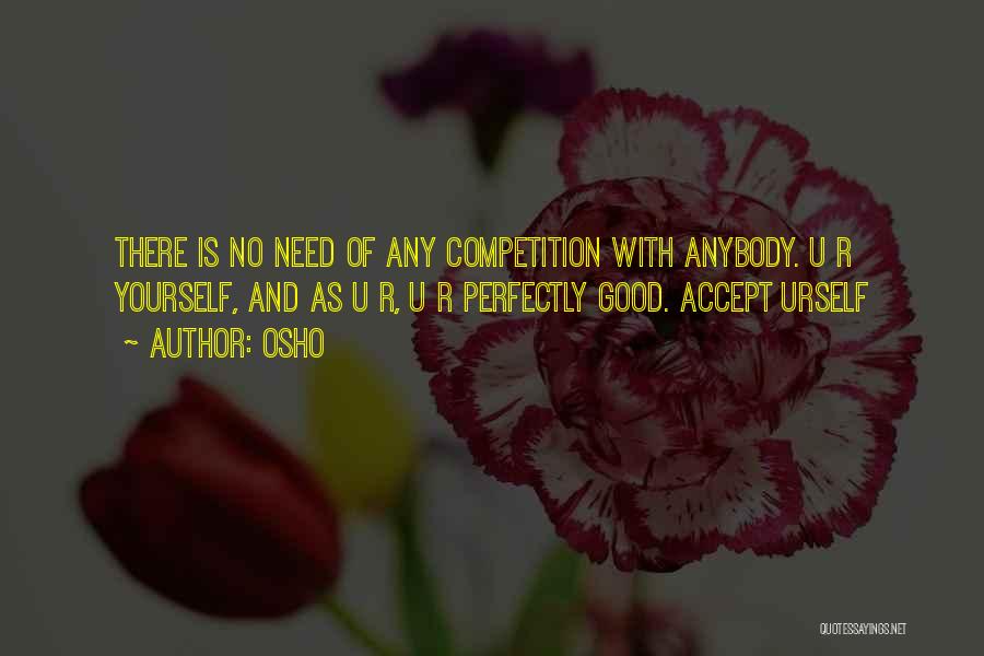 Competition Quotes By Osho