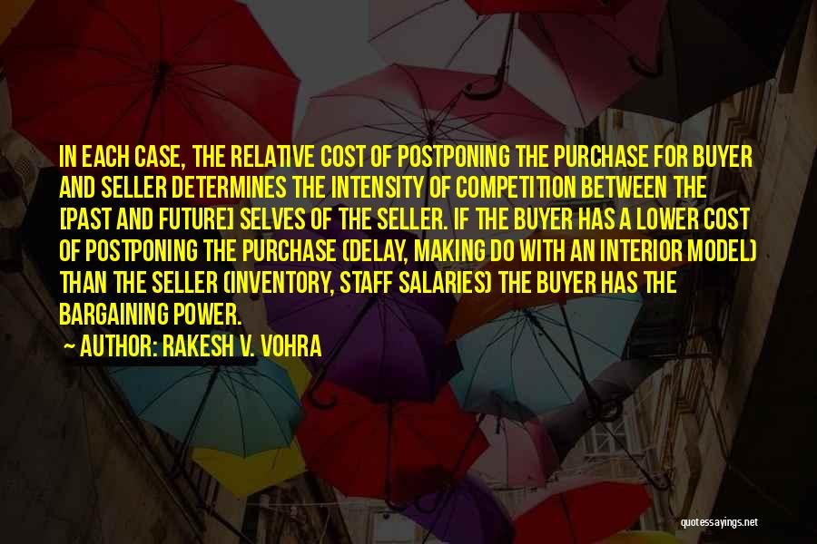 Competition With Yourself Quotes By Rakesh V. Vohra