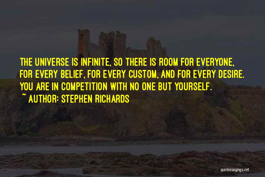 Competition With Yourself Quotes By Stephen Richards