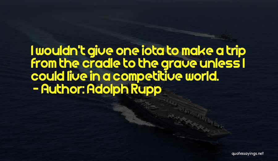 Competitive Motivational Quotes By Adolph Rupp