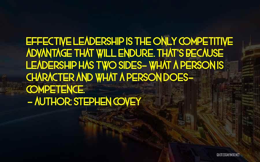Competitive Person Quotes By Stephen Covey