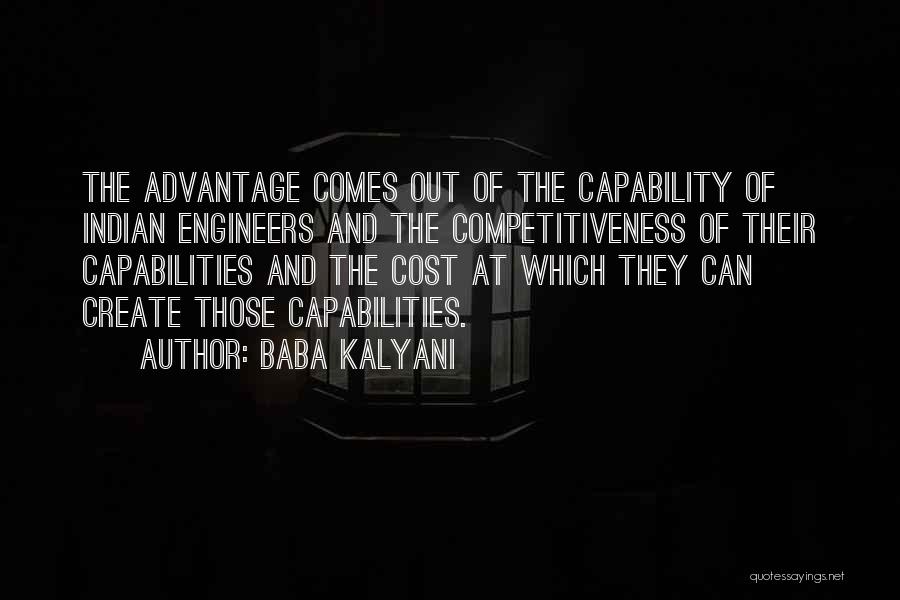 Competitiveness Quotes By Baba Kalyani