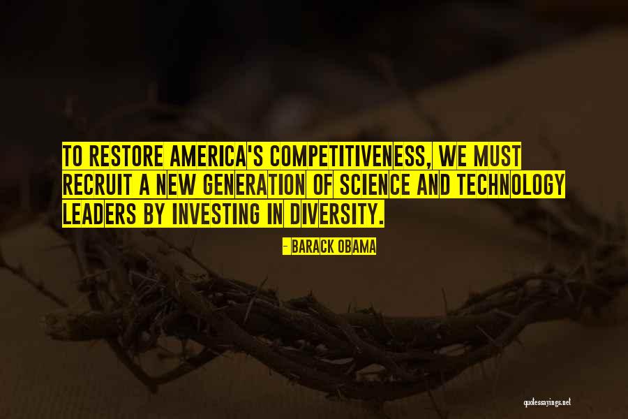 Competitiveness Quotes By Barack Obama