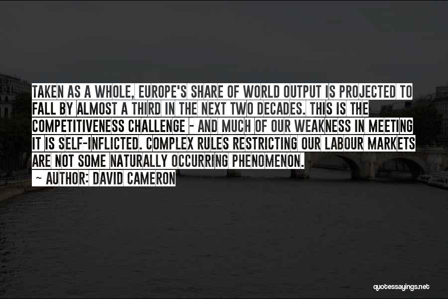 Competitiveness Quotes By David Cameron