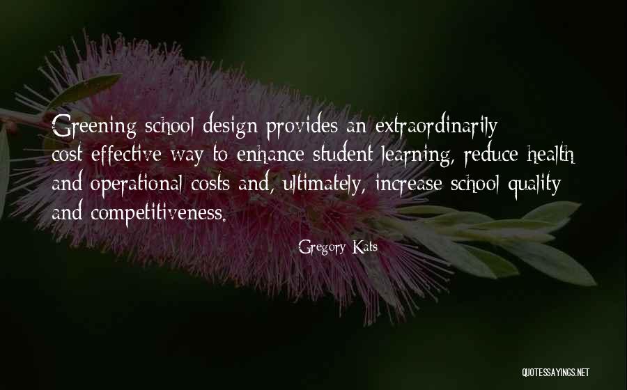 Competitiveness Quotes By Gregory Kats Competitiveness Quotes By Gregory Kats