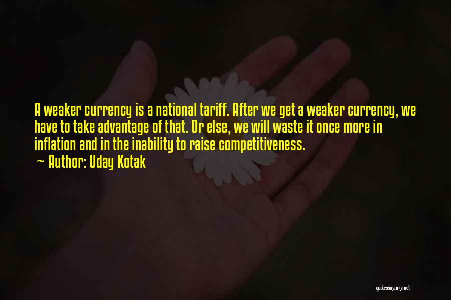 Competitiveness Quotes By Uday Kotak