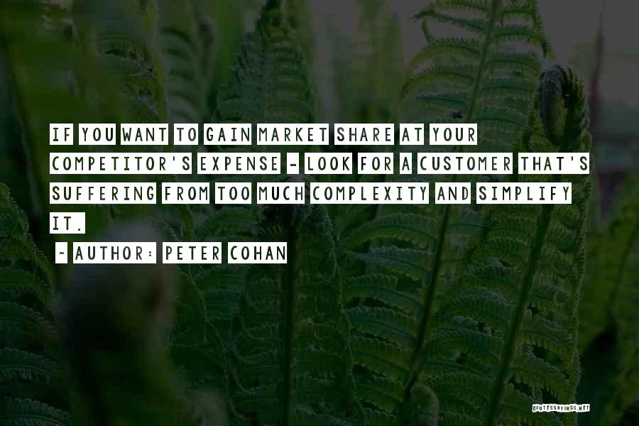 Competitor Quotes By Peter Cohan