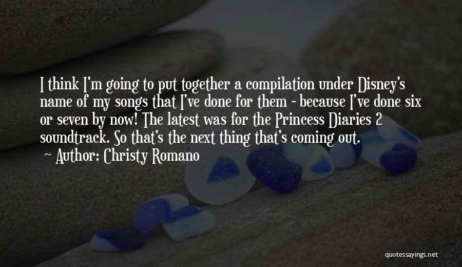 Compilation Quotes By Christy Romano