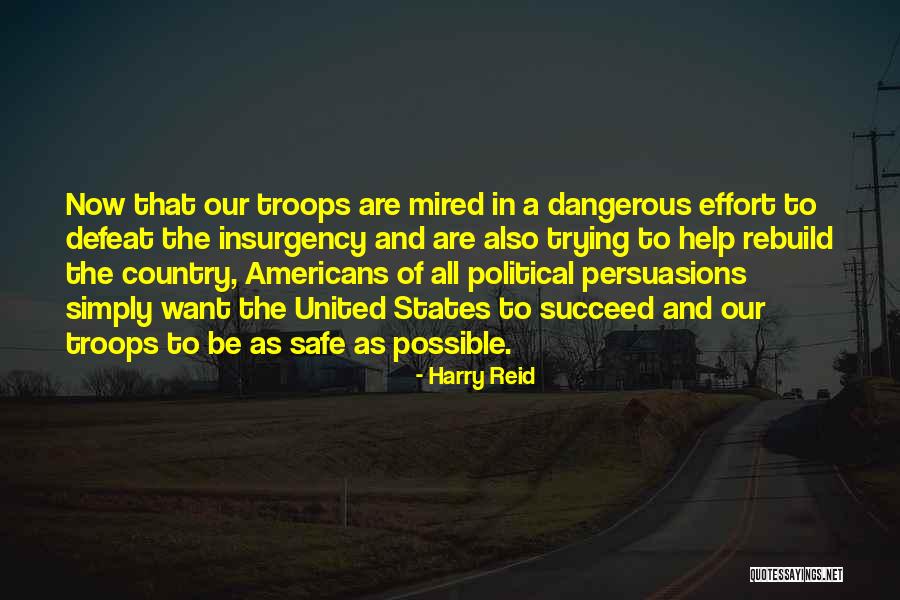 Complacently Part Quotes By Harry Reid