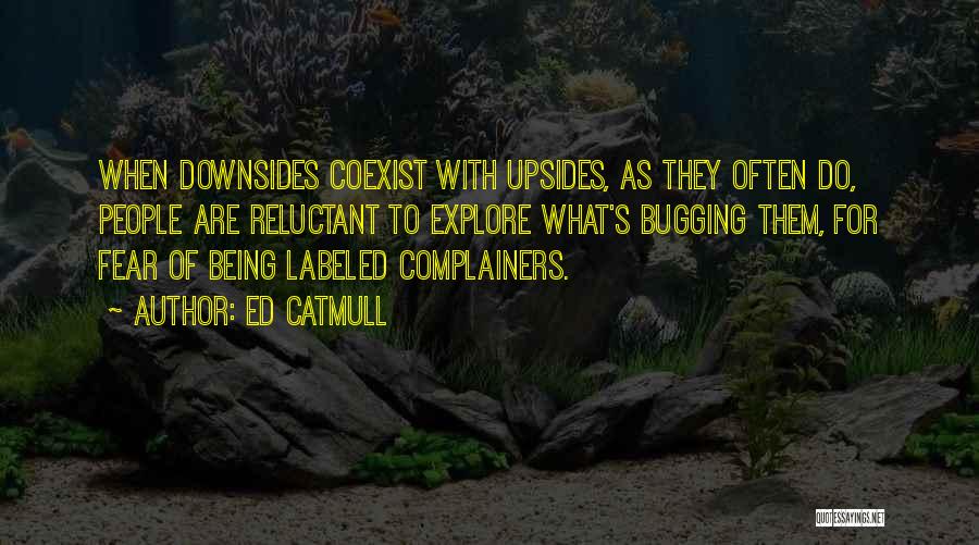 Complainers Quotes By Ed Catmull