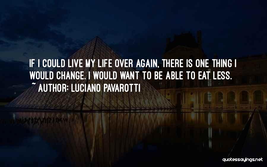 Complaining And Change Quotes By Luciano Pavarotti