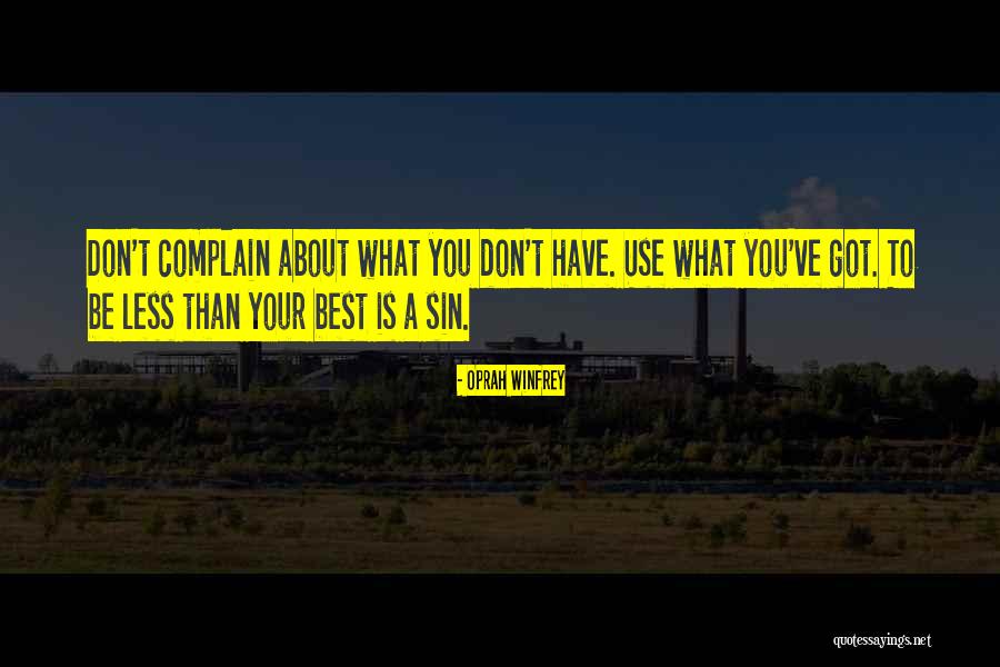 Complaining Less Quotes By Oprah Winfrey Complaining Less Quotes By Oprah Winfrey