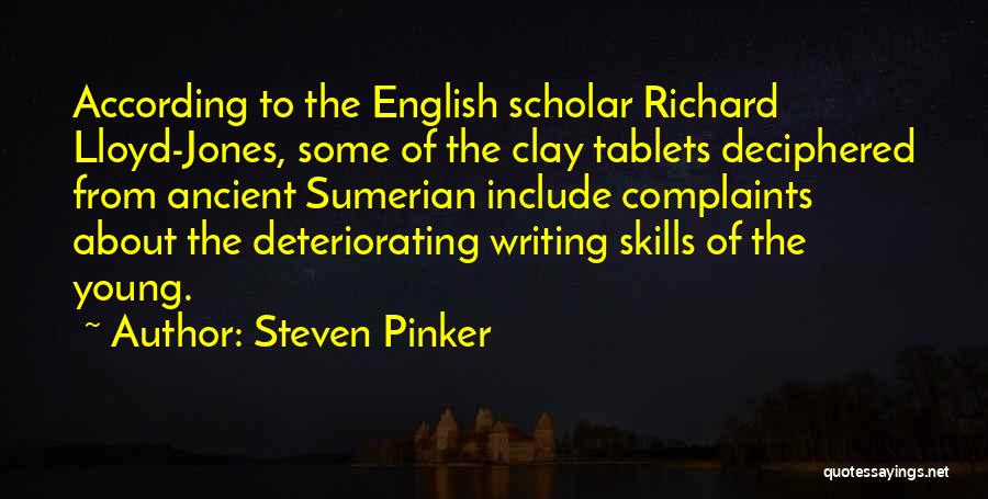 Complaints Quotes By Steven Pinker