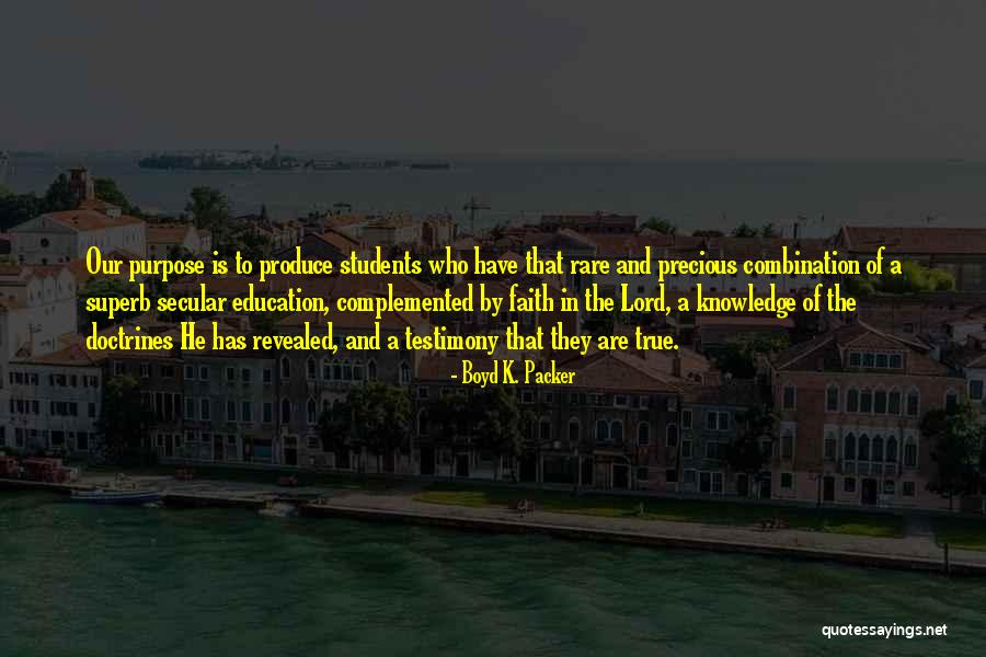 Complemented Each Other Quotes By Boyd K. Packer Complemented Each Other Quotes By Boyd K. Packer
