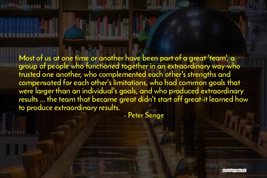 Complemented Each Other Quotes By Peter Senge Complemented Each Other Quotes By Peter Senge