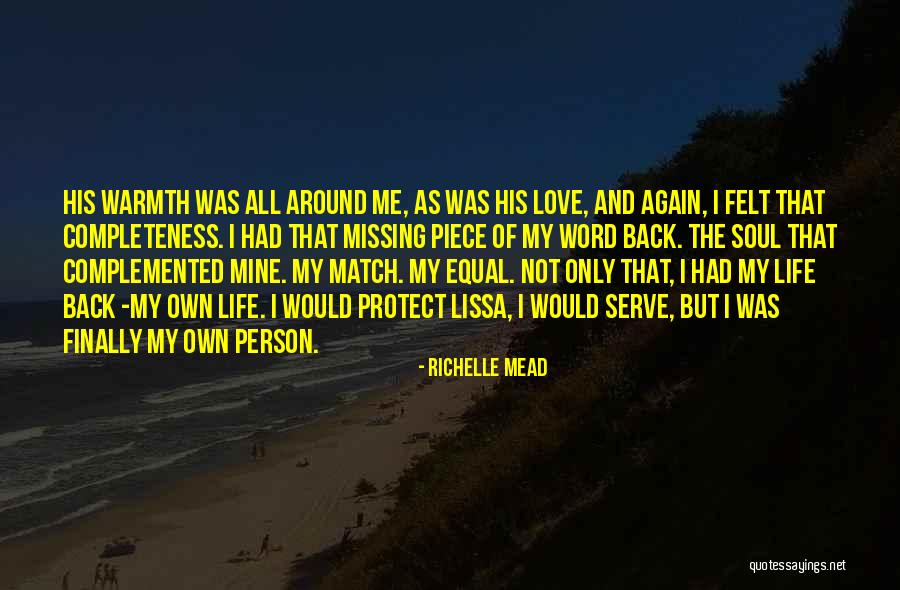 Complemented Each Other Quotes By Richelle Mead Complemented Each Other Quotes By Richelle Mead