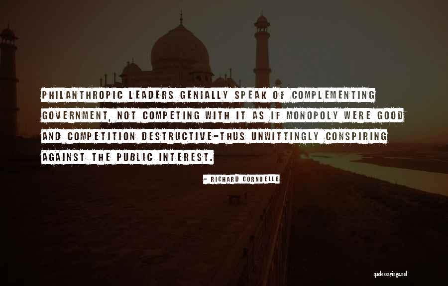 Complementing Each Other Quotes By Richard Cornuelle Complementing Each Other Quotes By Richard Cornuelle