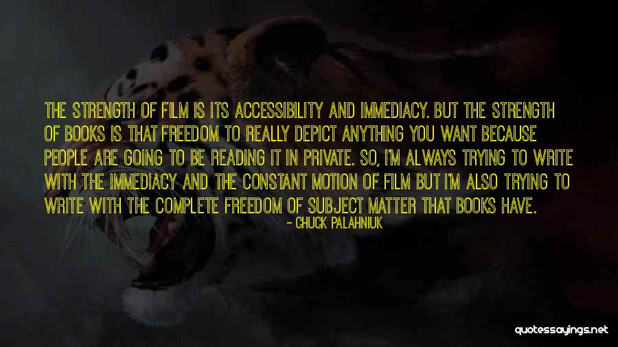 Complete Freedom Quotes By Chuck Palahniuk Complete Freedom Quotes By Chuck Palahniuk